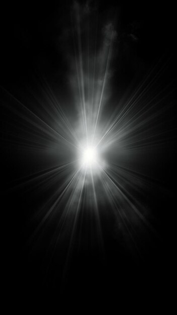 lumière des rayons du soleil isolée sur fond noir pour la conception de superposition