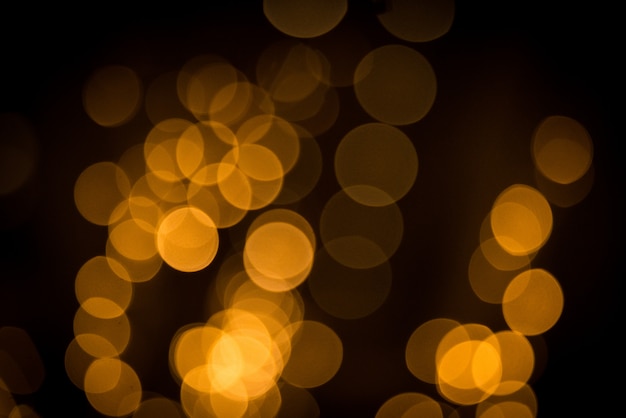 Lumières Bokeh. Belle lumière de noël