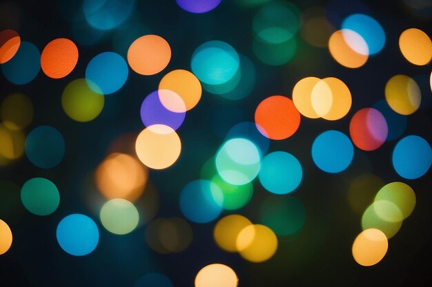 Lumières bokeh floues