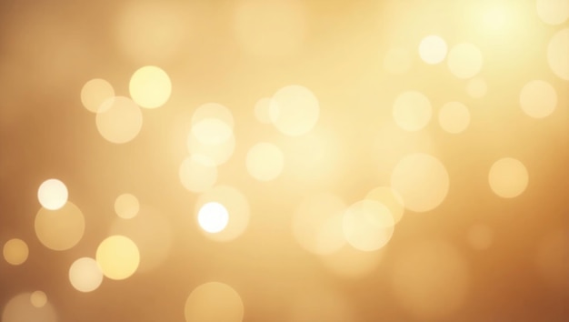 Lumières dorées Bokeh
