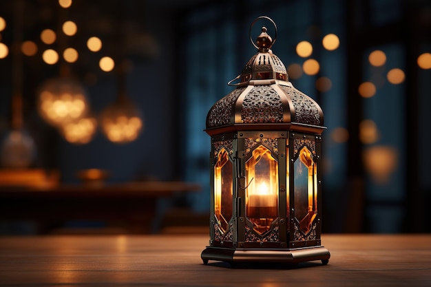 Les lumières du Ramadan Kareem sont un décor de luxe époustouflant.
