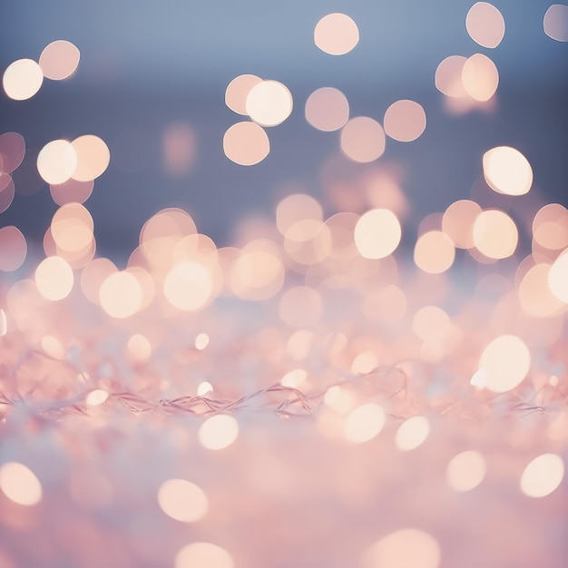 lumières de Noël bokeh