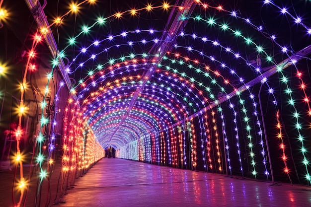 Lumières de Noël dans la rue Arc de LED Lumières LED de Noël