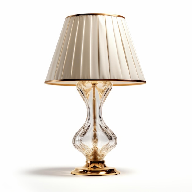 Luminae Luxe lampe de table dorée Vray traçant le style Biedermeier