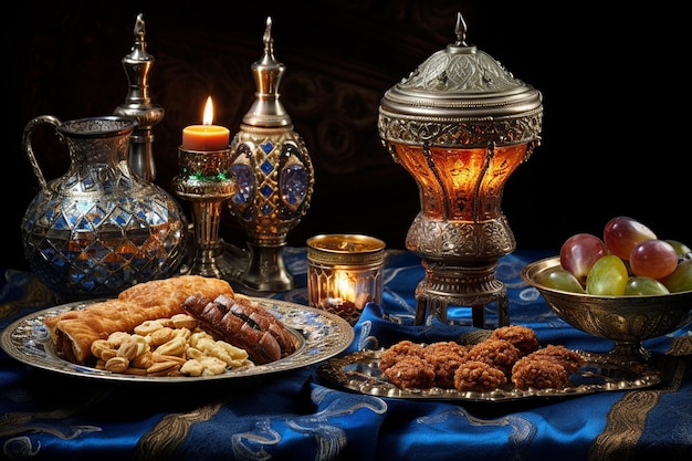 La luminosité festive des soirées du Ramadan