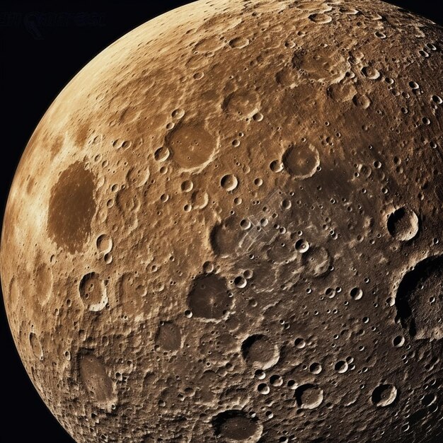 Photo la lune dans le ciel la nuit à l'arrière-plan hors de la terre