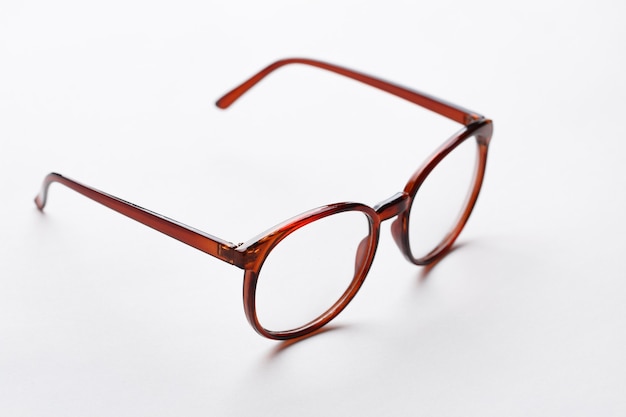 Photo lunettes brownrim avec verres transparents
