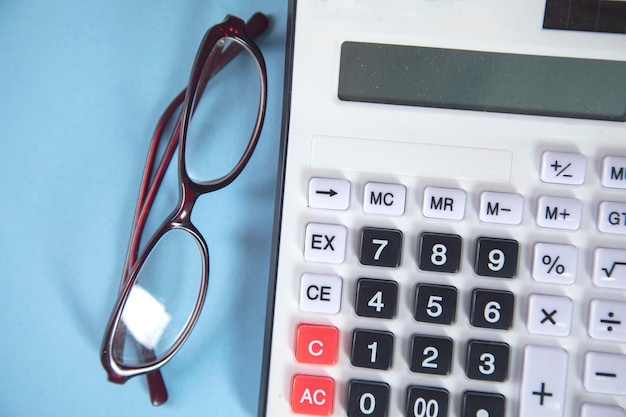 Lunettes avec calculatrice