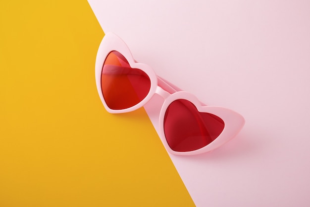 Lunettes en forme de coeur