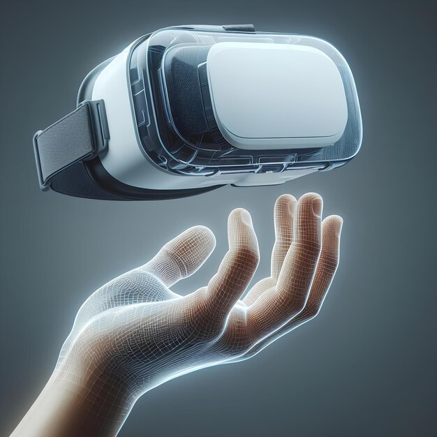 lunettes de réalité 3D et gants interactifs