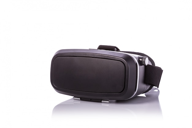 Lunettes de réalité virtuelle noires.