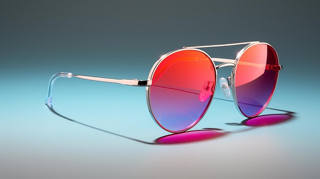 Des lunettes rétro d'autrefois isolées