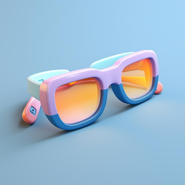 lunettes de soleil concepteur de bande dessinée 3d