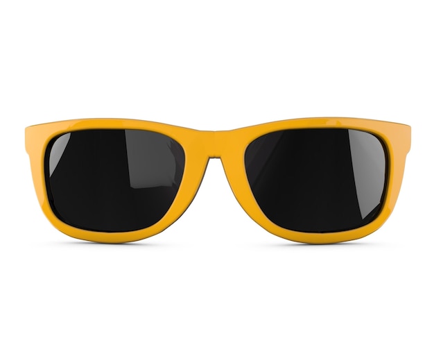 Lunettes de soleil d'été rendu 3D