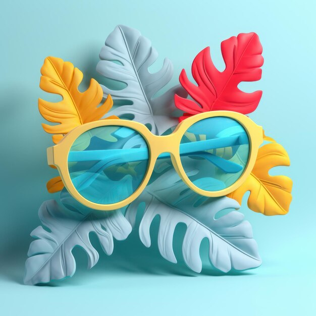 Lunettes de soleil tendance aux couleurs étonnantes