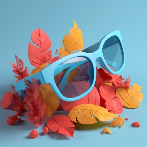 Lunettes de soleil tendance aux couleurs étonnantes