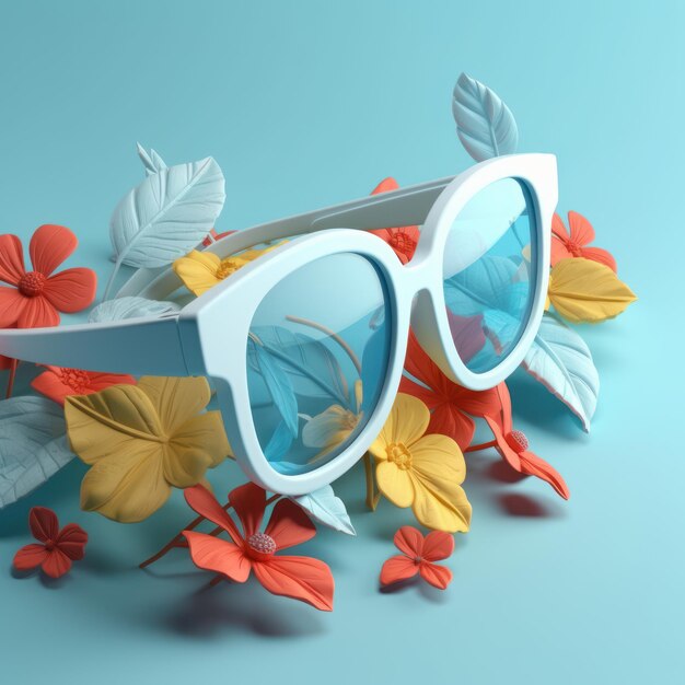 Lunettes de soleil tendance aux couleurs étonnantes