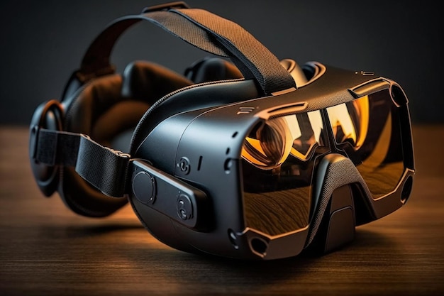 Lunettes virtuelles Les lunettes de réalité virtuelle permettent à l'utilisateur d'être immergé dans une histoire, des jeux, des films, etc., en pouvant interagir avec l'environnement simulé en ayant la meilleure sensation réaliste.