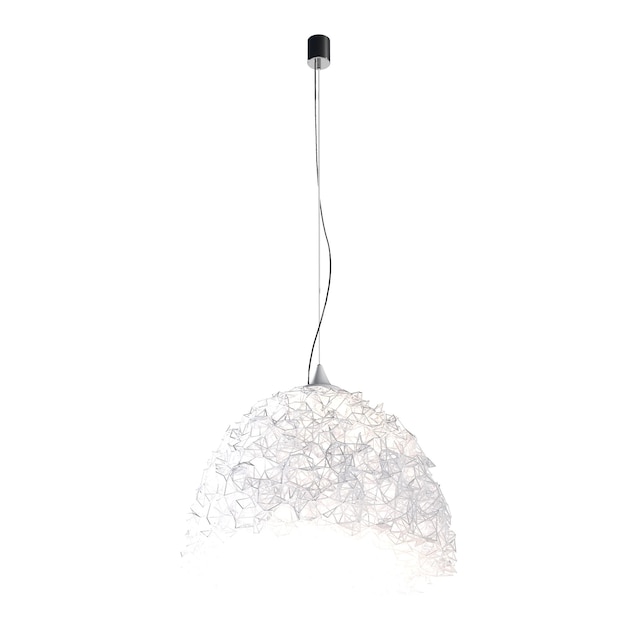 lustre au plafond isolé sur fond blanc lampe suspendue suspension illustration 3d