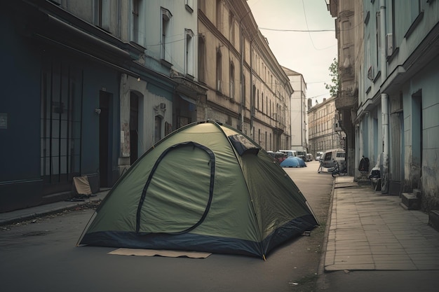 Lutte pour survivre à l’itinérance au cœur d’une grande ville