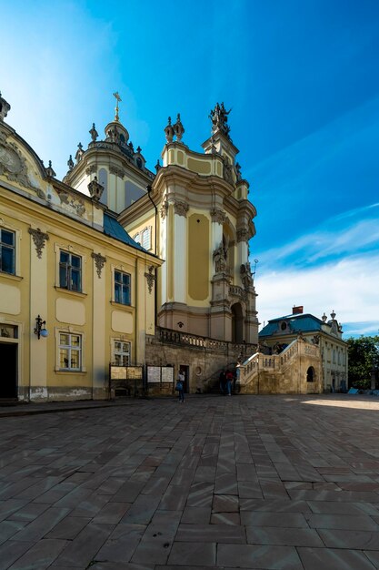 Lviv Ukraine 8 août 2019 Cathédrale de l'archevêque de St George la principale cathédrale gréco-catholique