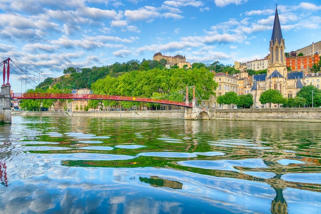 Lyon en un jour d'été France