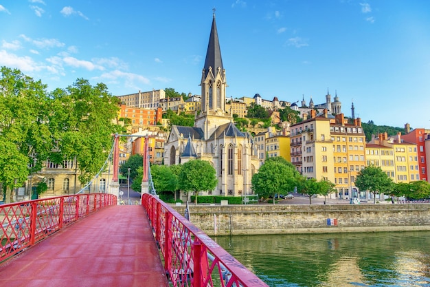 Lyon en un jour d'été France