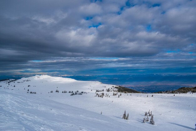 Ma première randonnée d'hiver sur le deuxième plus haut sommet des Balkans, la montagne Vitosha en Bulgarie.