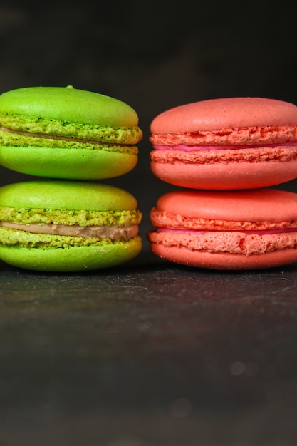 macaron, biscuits au gâteau aux amandes