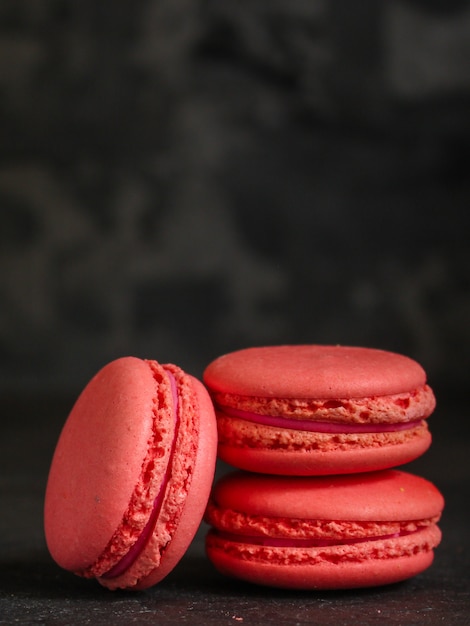 macaron, biscuits au gâteau aux amandes