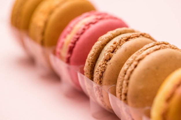 Photo macaron dans le paquet