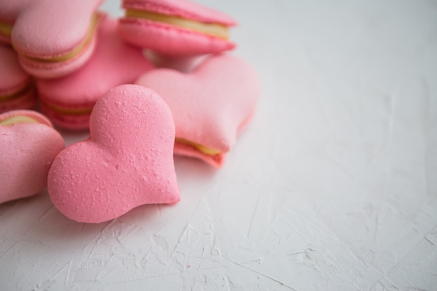 macaron en forme de coeur