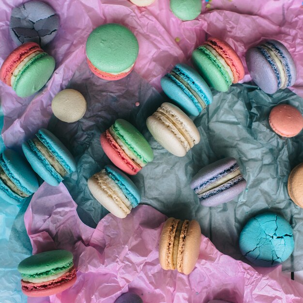 Macaron français sucré