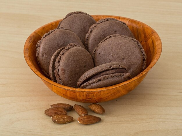 Macarons au chocolat