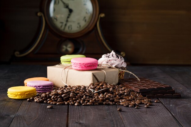 Macarons au chocolat