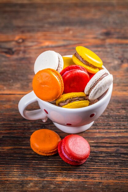 Macarons de dessert français