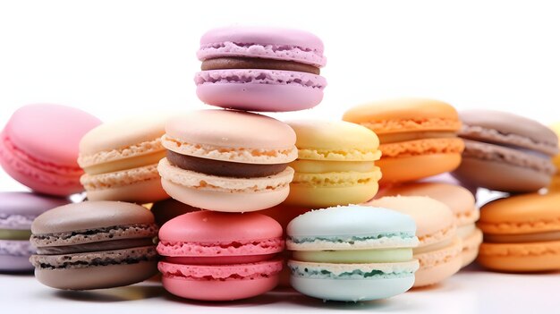 Macarons français générés par l'IA