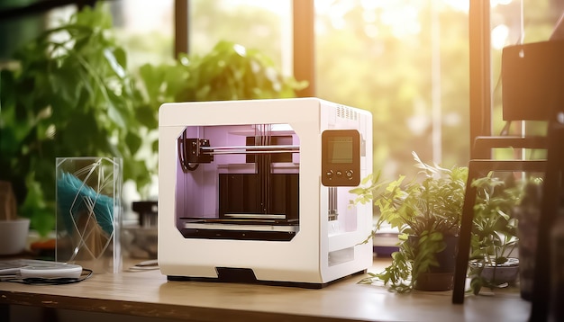 Une machine 3D dans un laboratoire moderne