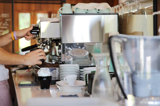 Machine à café avec faire du café