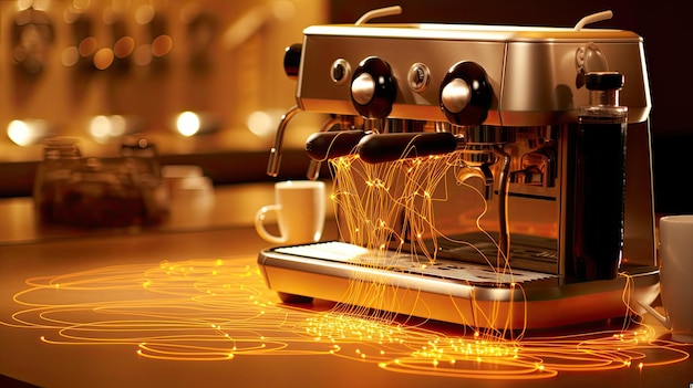 La machine à dynamo à café SuperDuper prépare un café savoureux avec un filtre génial