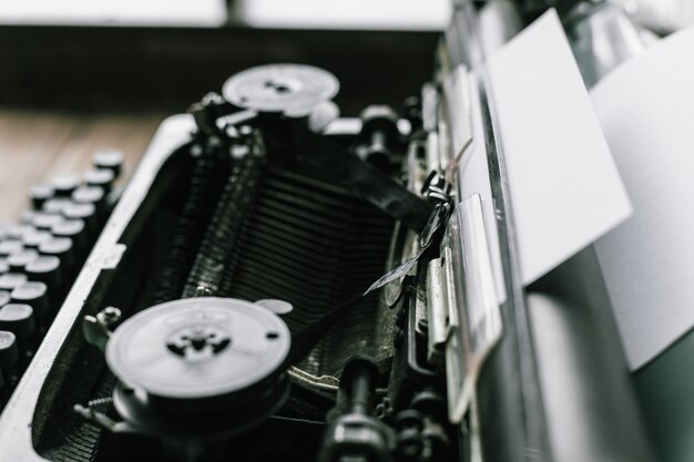 Photo machine à écrire antique. machine à écrire vintage