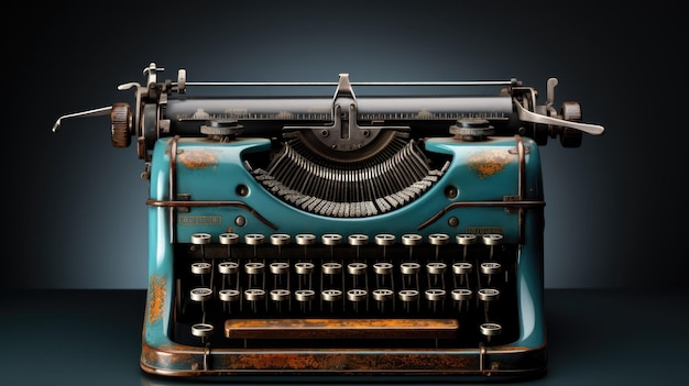 Une machine à écrire vintage pour commémorer le retour à l'école