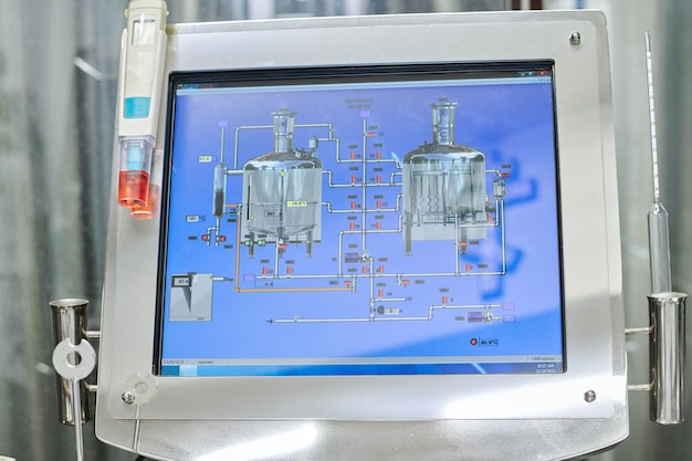 Machine informatique contrôlant le processus de brassage