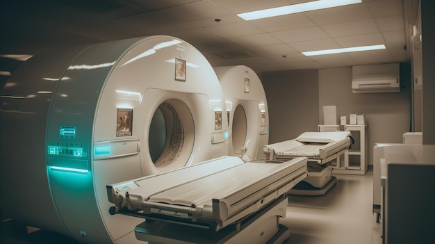 Machine IRM dans un service de radiologie moderne