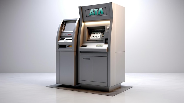 Une machine qui dit " atm " dessus