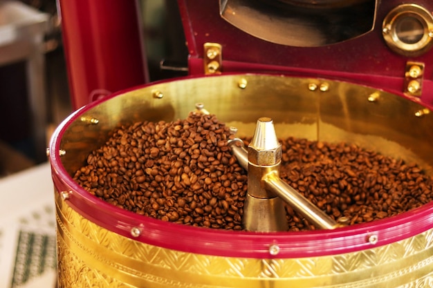 Machine à torréfier le café, mise au point sélective