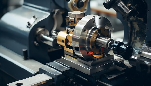 Des machines-outils au travail dans une usine moderne