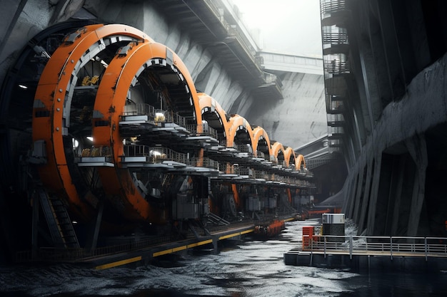 Machines à percer des tunnels à l'eau