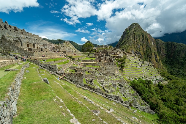 Machu Picchu, connue comme la cité perdue des Incas, Pérou le 10 octobre 2014.