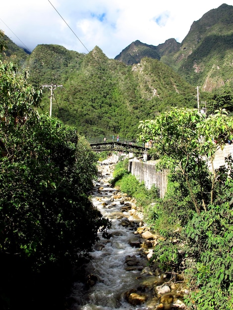 Machu Picchu ruines de l'Empire Inca dans les Andes Pérou Amérique du Sud